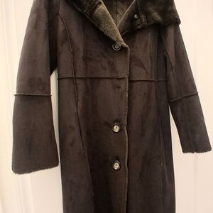 Calvin Klein Chocolate Trench Coat